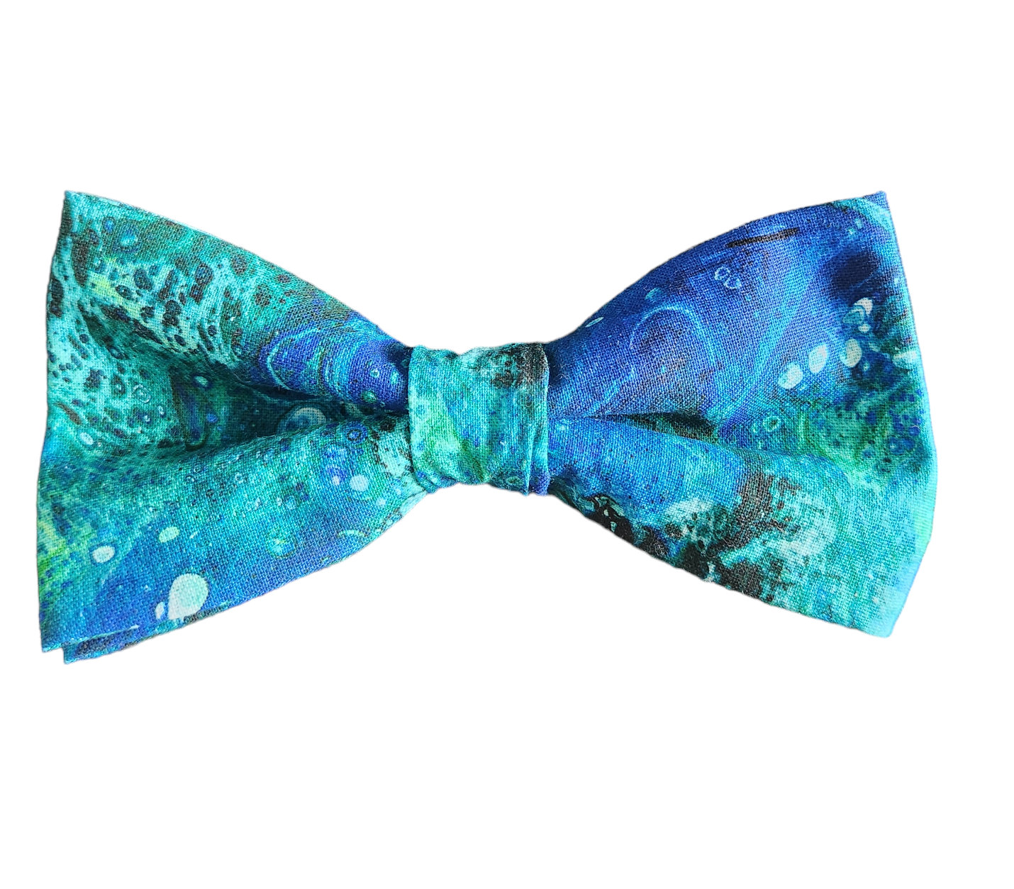 Medium Blue Water Bow Tie