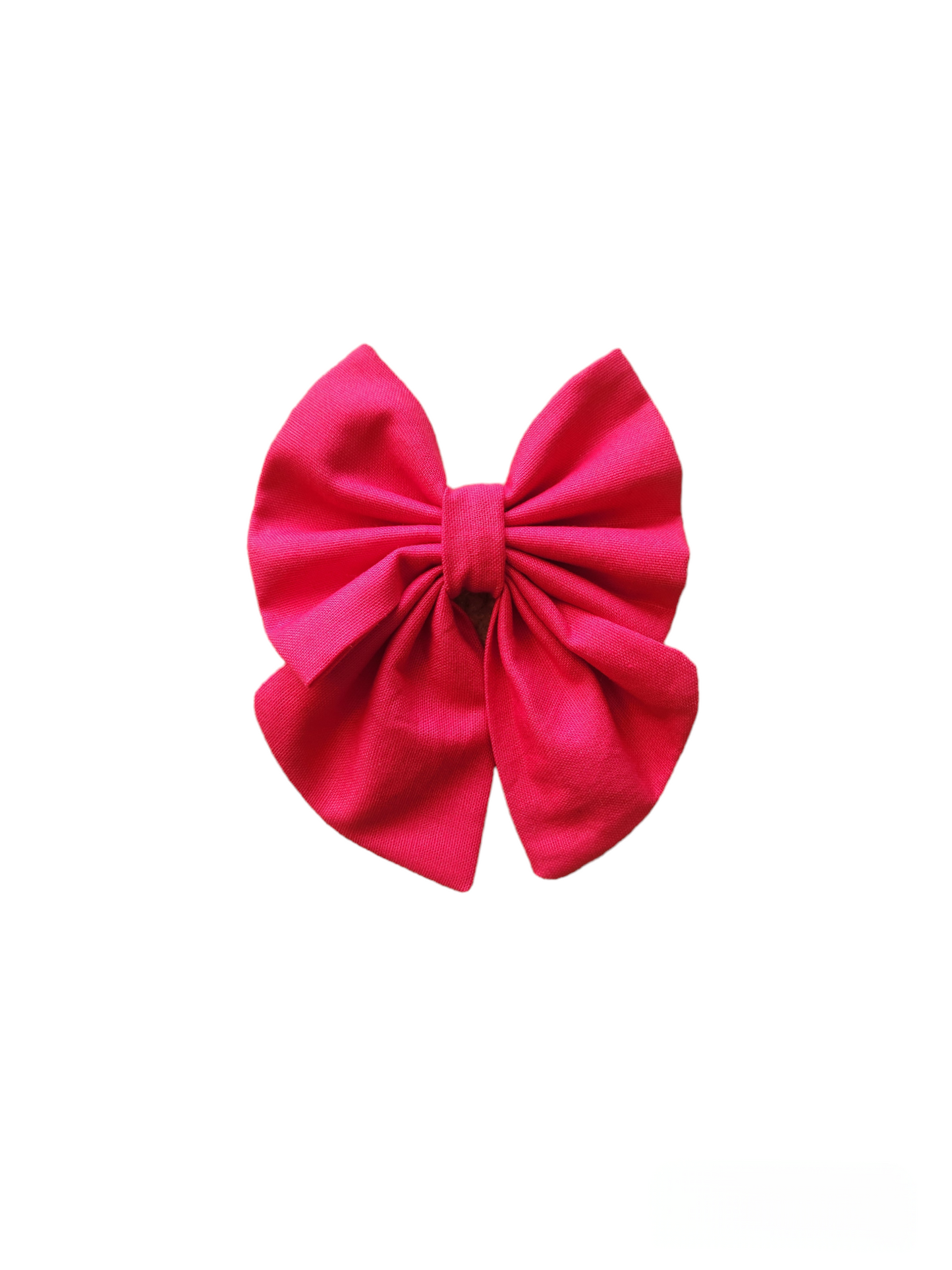 Small Bright Pink Sailor Bow