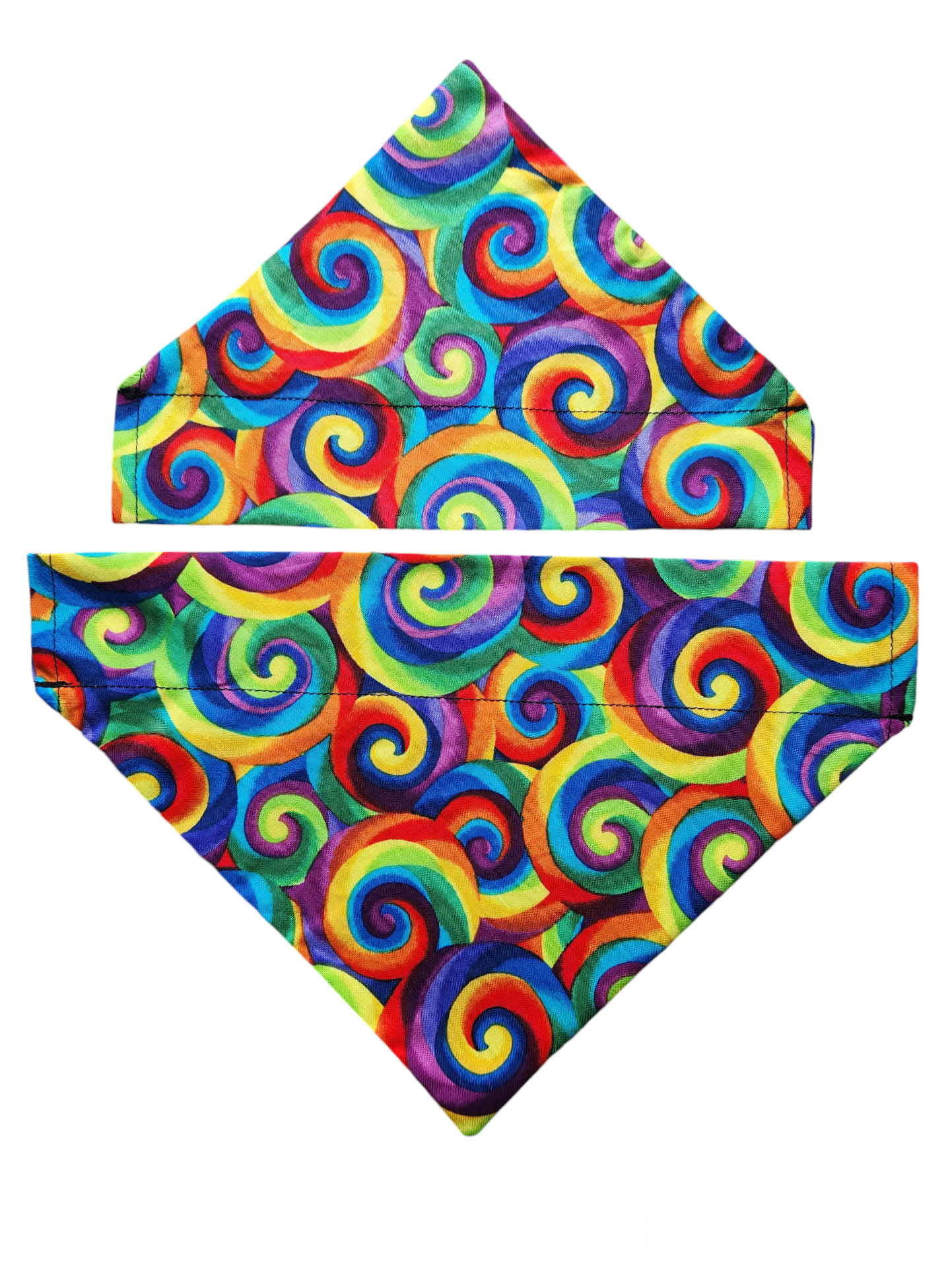 Swirling Rainbow Bandanna