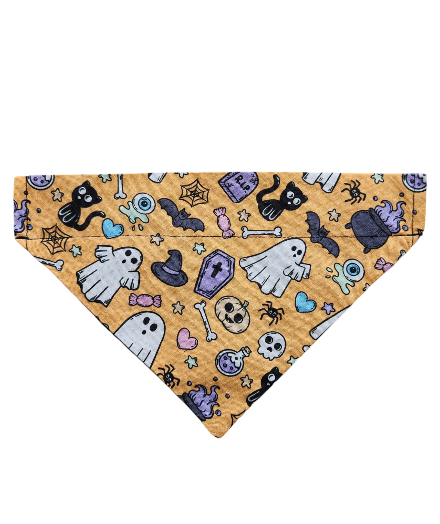 Light Orange Spooky Bandanna