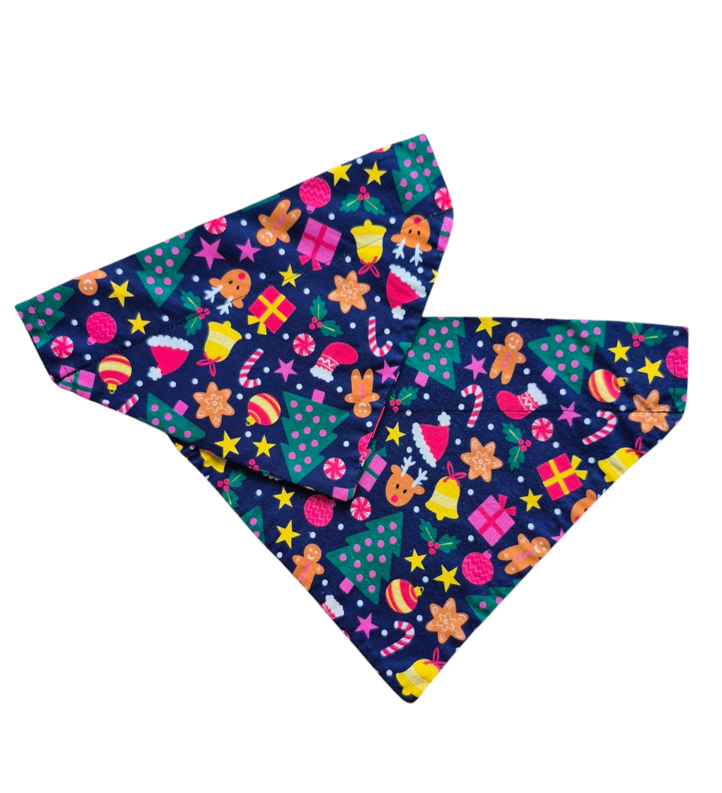 Navy Santa Goodies Bandanna