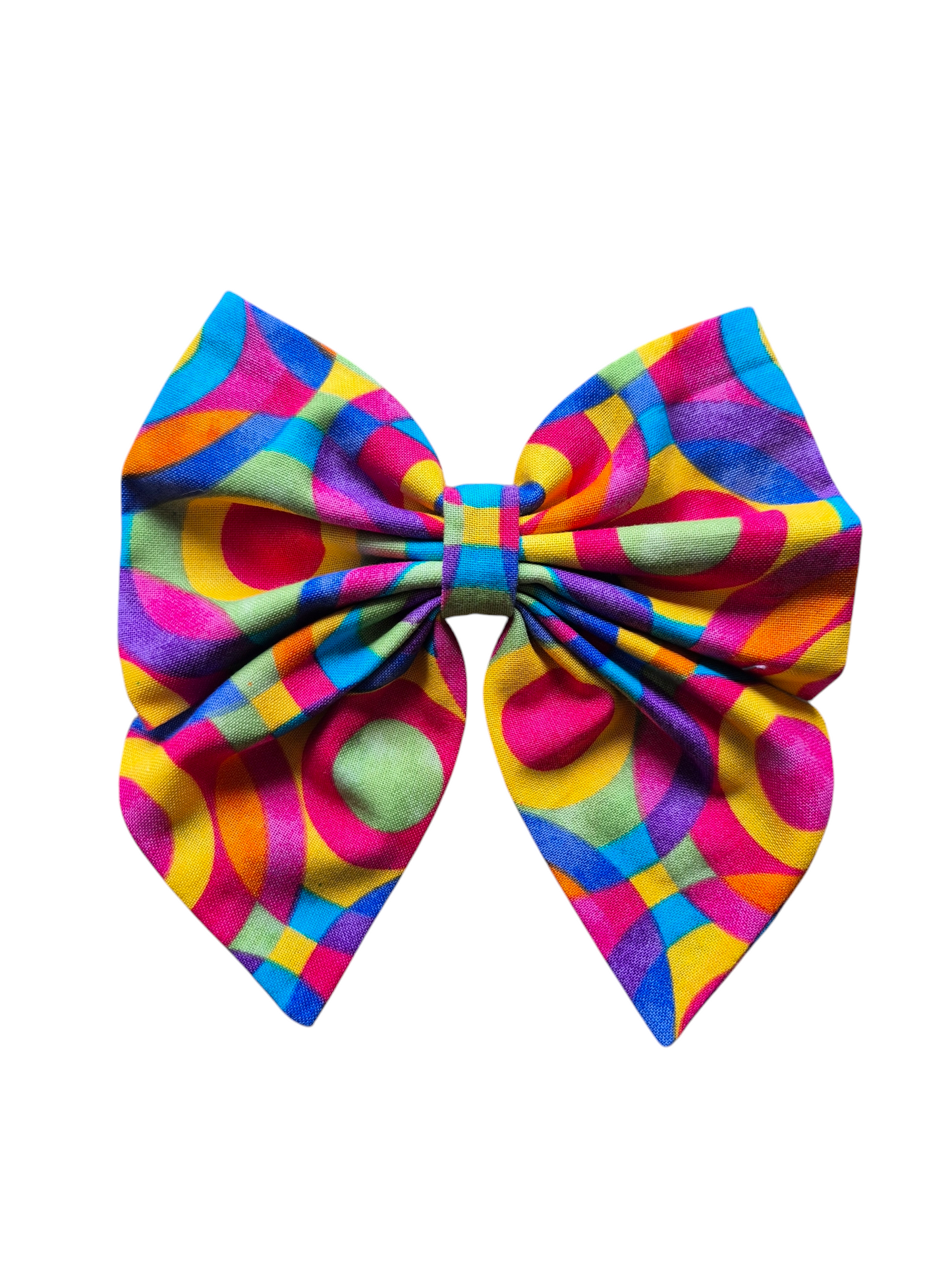 Rainbow Sailor Bow