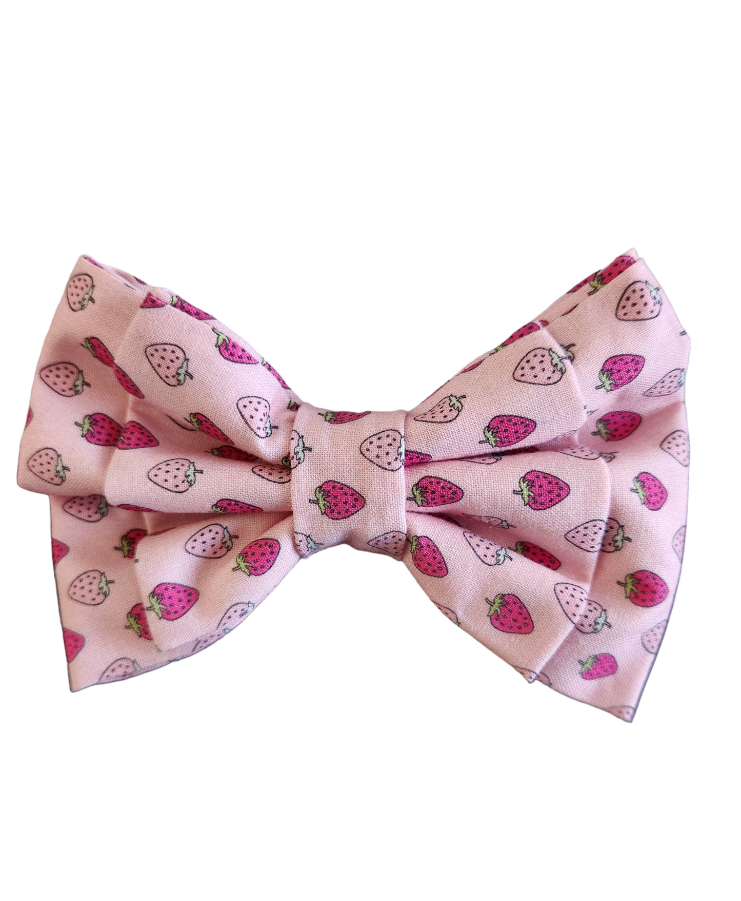 Medium to Large Strawberry Double Bow