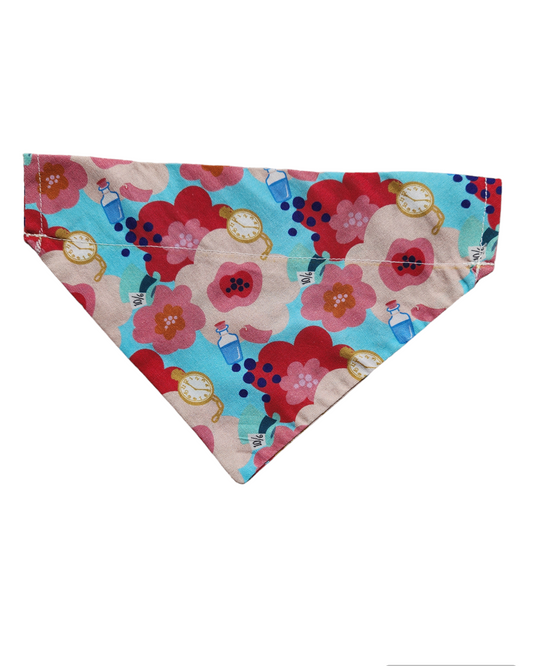 Small/Medium Flower Alice Bandanna