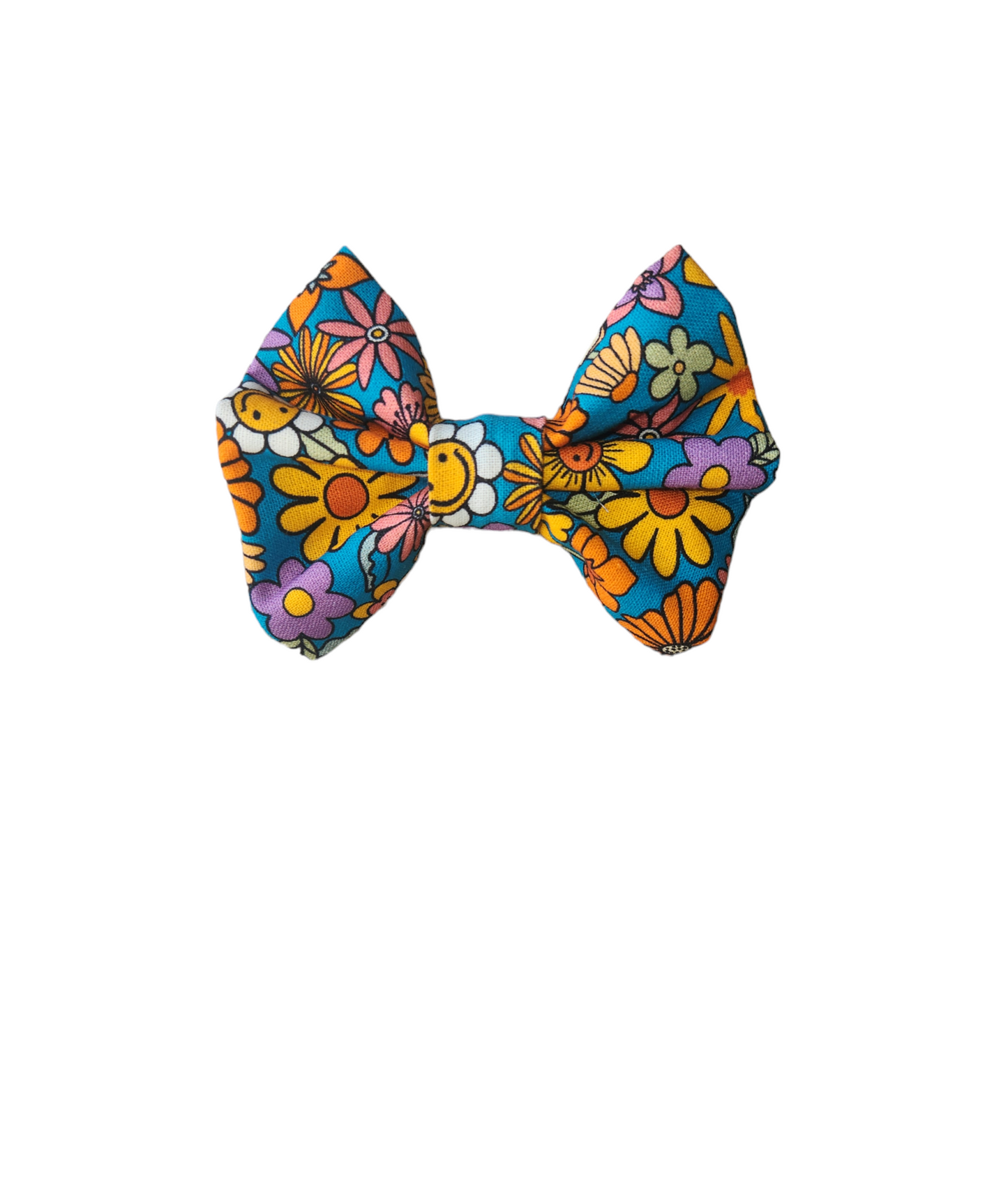 Small Happy Flower Bow