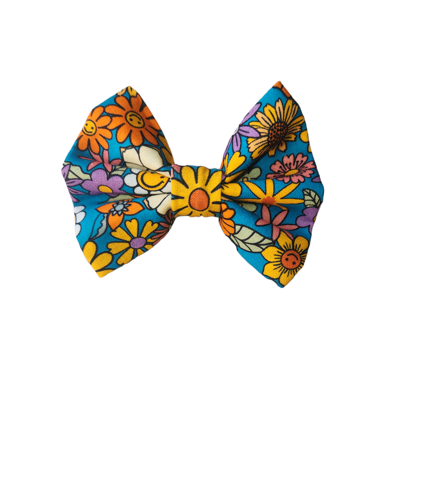 Small Happy Flower Bow