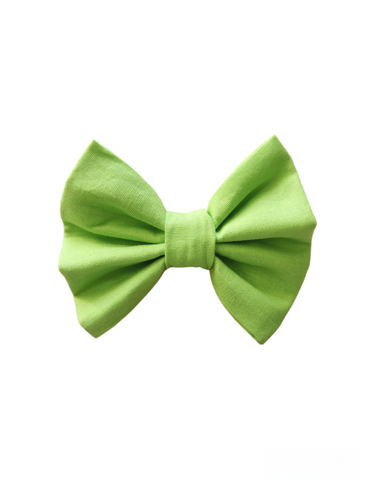 Small Lime Green Bow