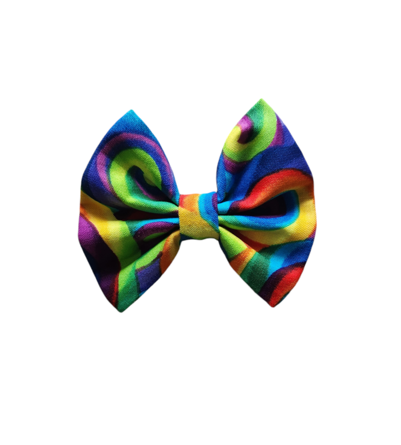 Swirling Rainbow Bow