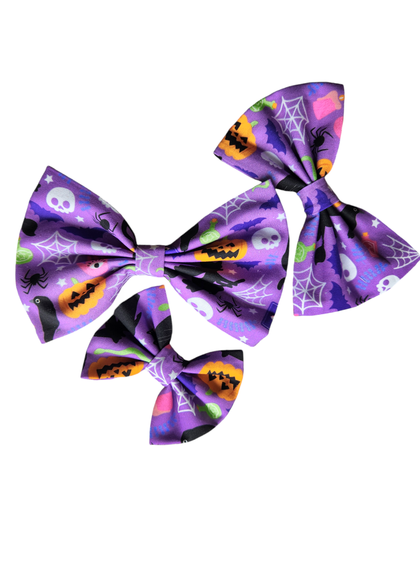 Purple Spooky Bow