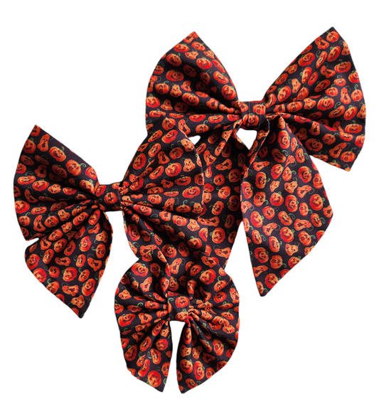 Lil Pumpkin Sailor Bow