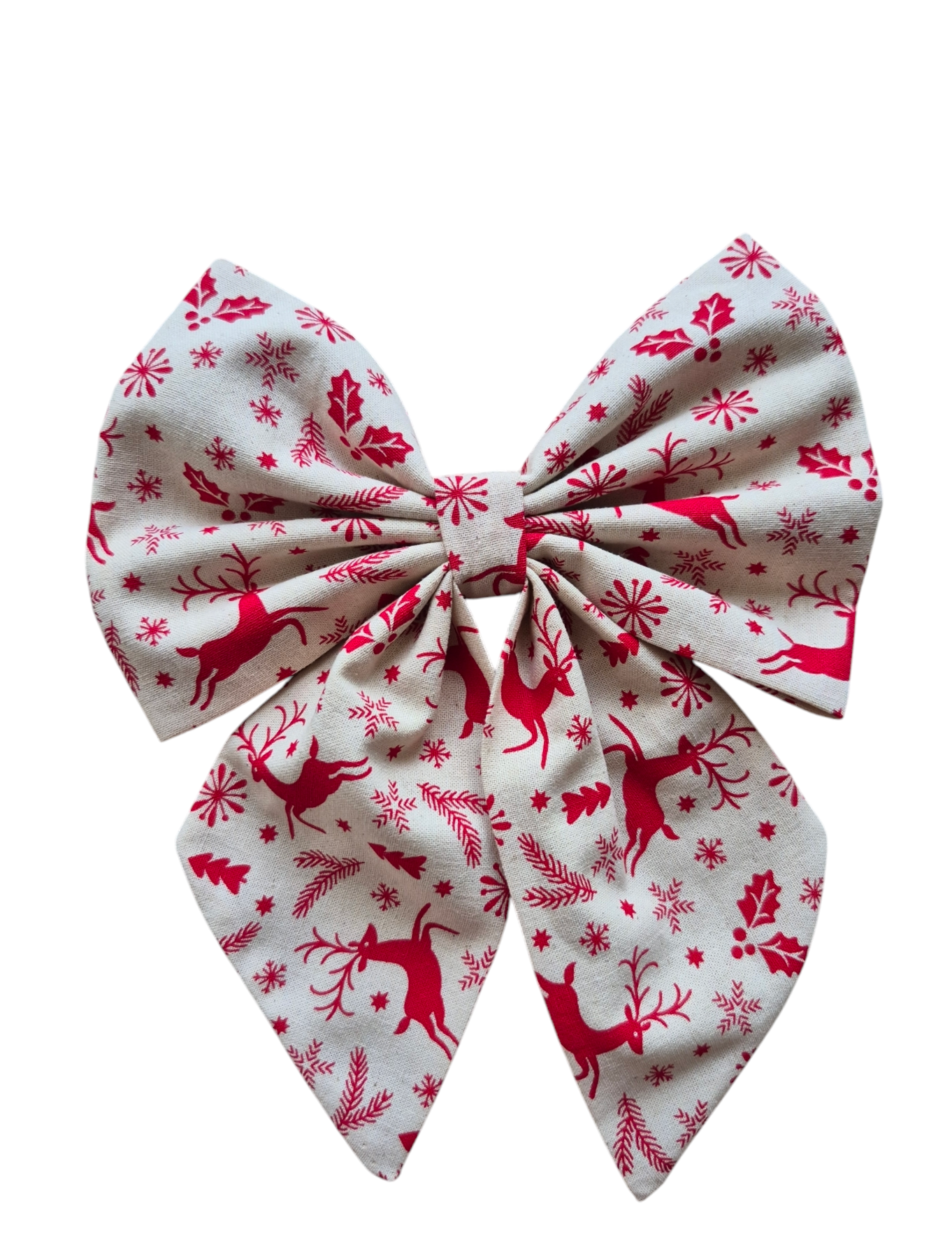 Reindeer Sailor Bow