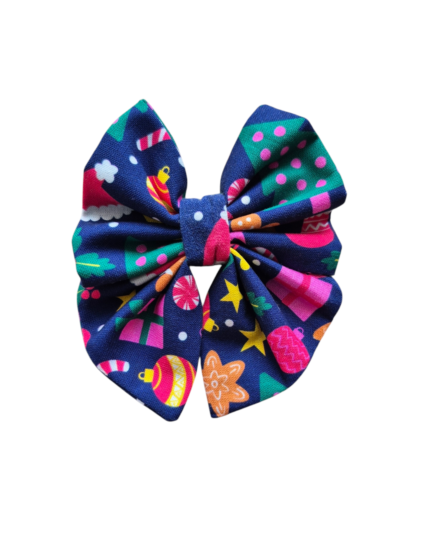 Navy Santa Goodies Sailor Bow