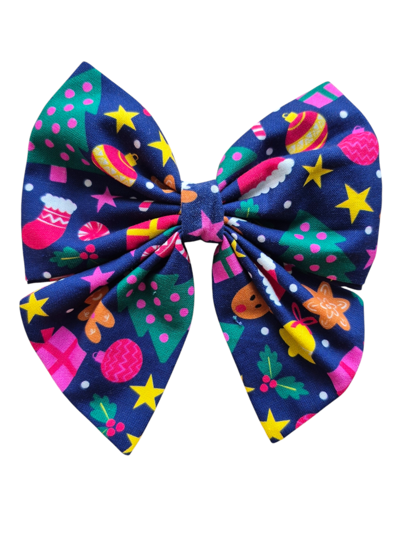 Navy Santa Goodies Sailor Bow