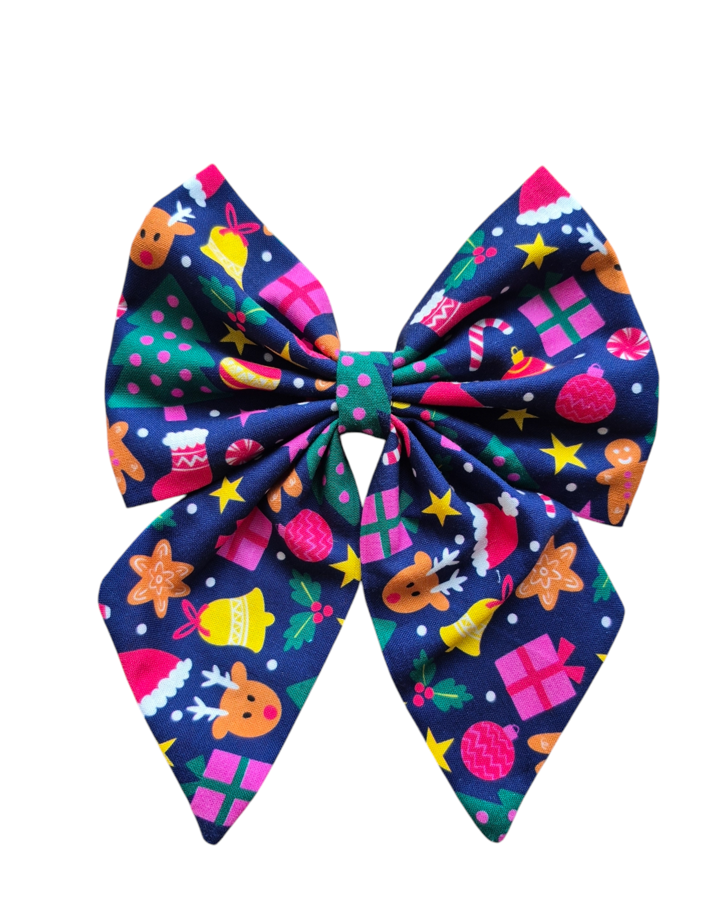 Navy Santa Goodies Sailor Bow