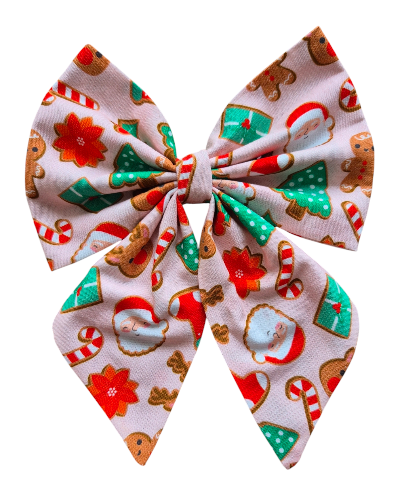 Pink Santa Goodies Sailor Bow