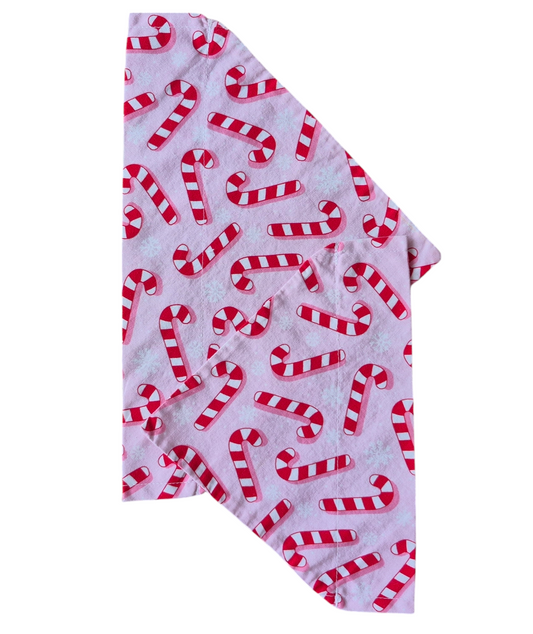 Pink Candy Cane Bandanna