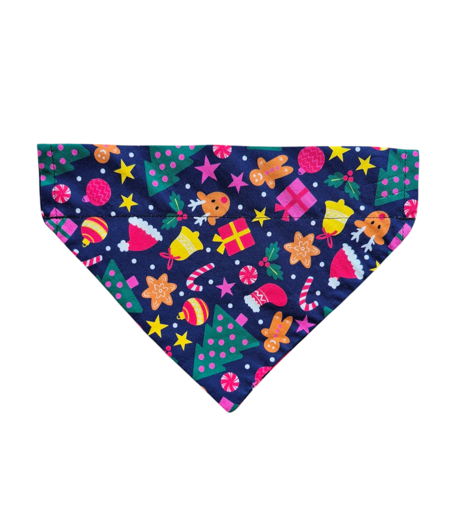 Navy Santa Goodies Bandanna