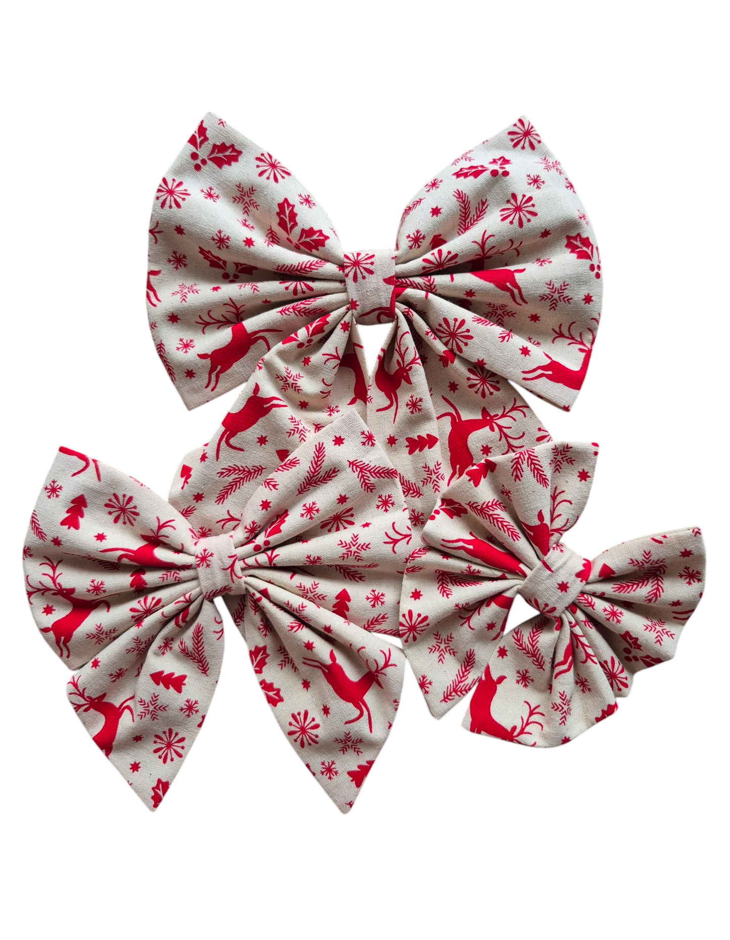 Reindeer Sailor Bow