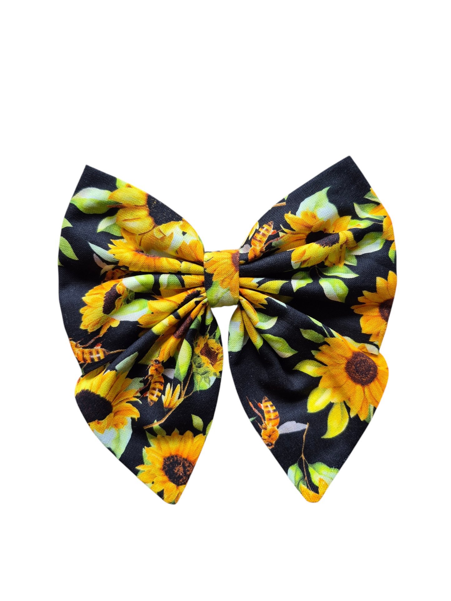 Sunflower Sailor Bow