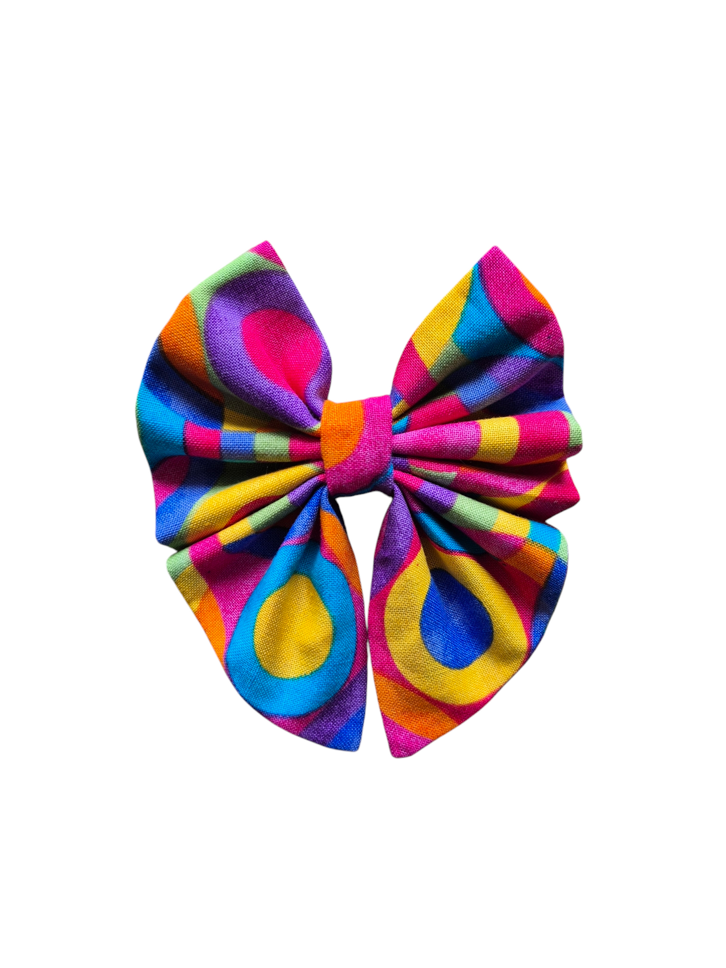 Rainbow Sailor Bow