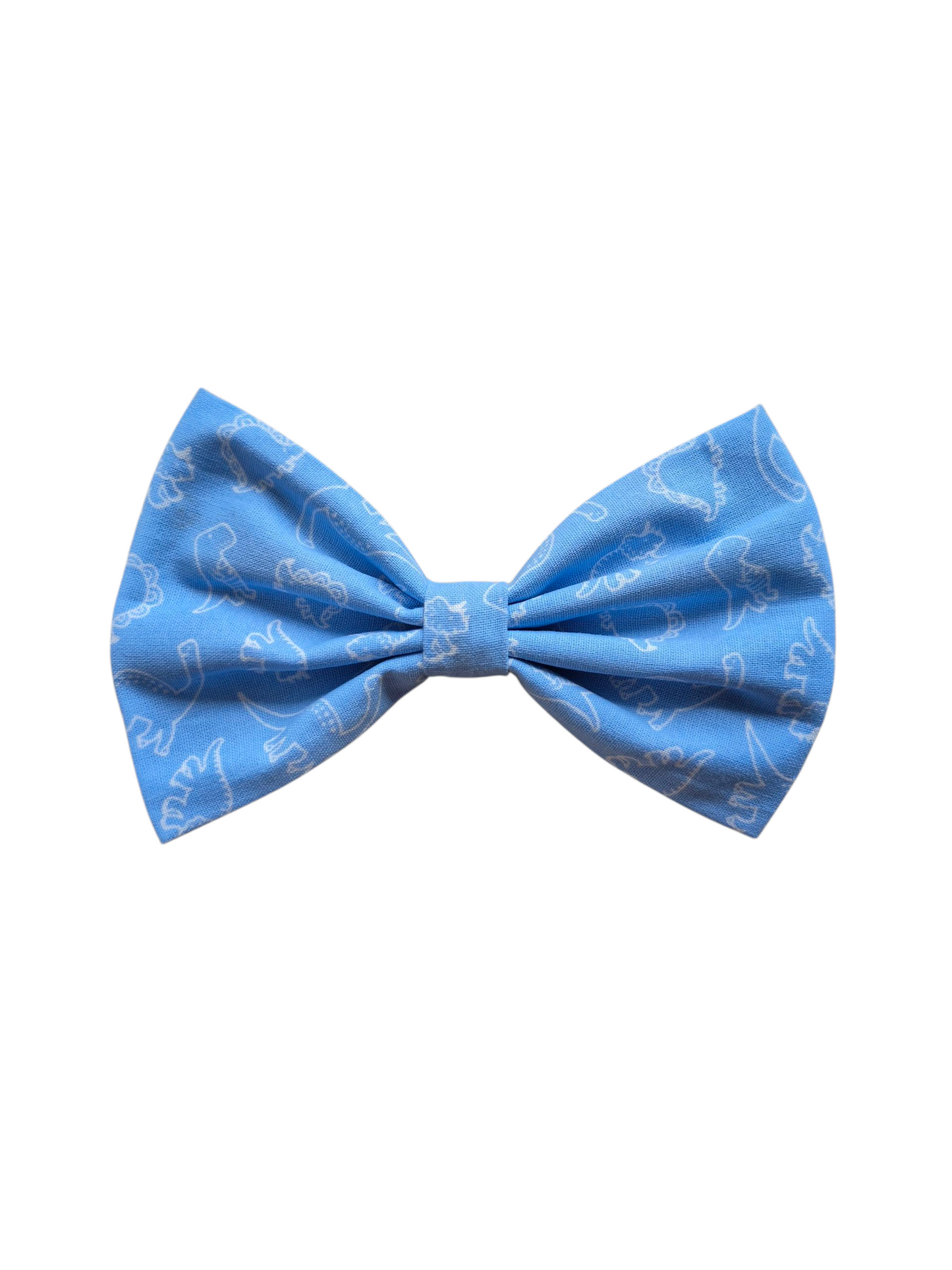 Blue Dino Bow