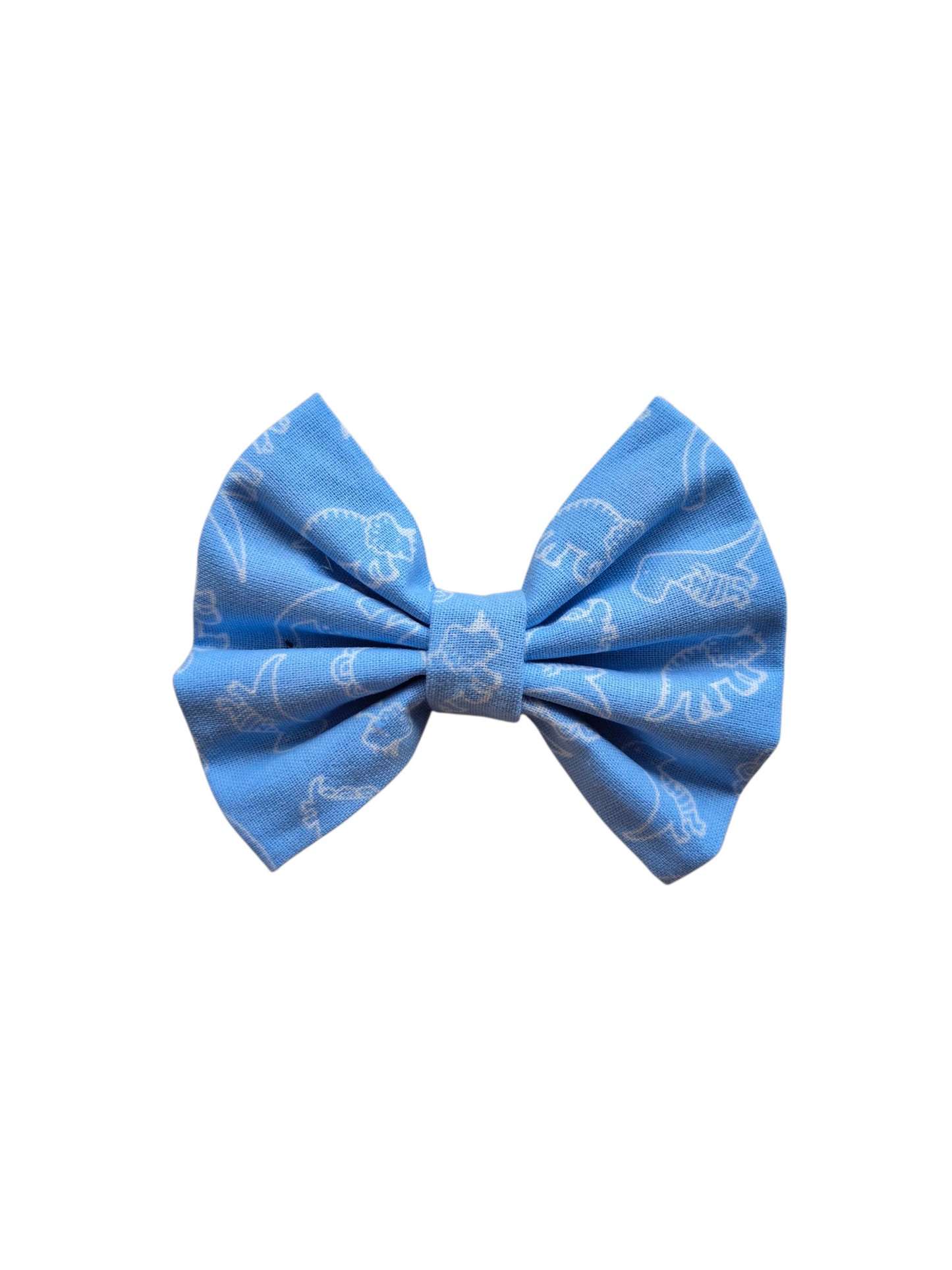 Blue Dino Bow