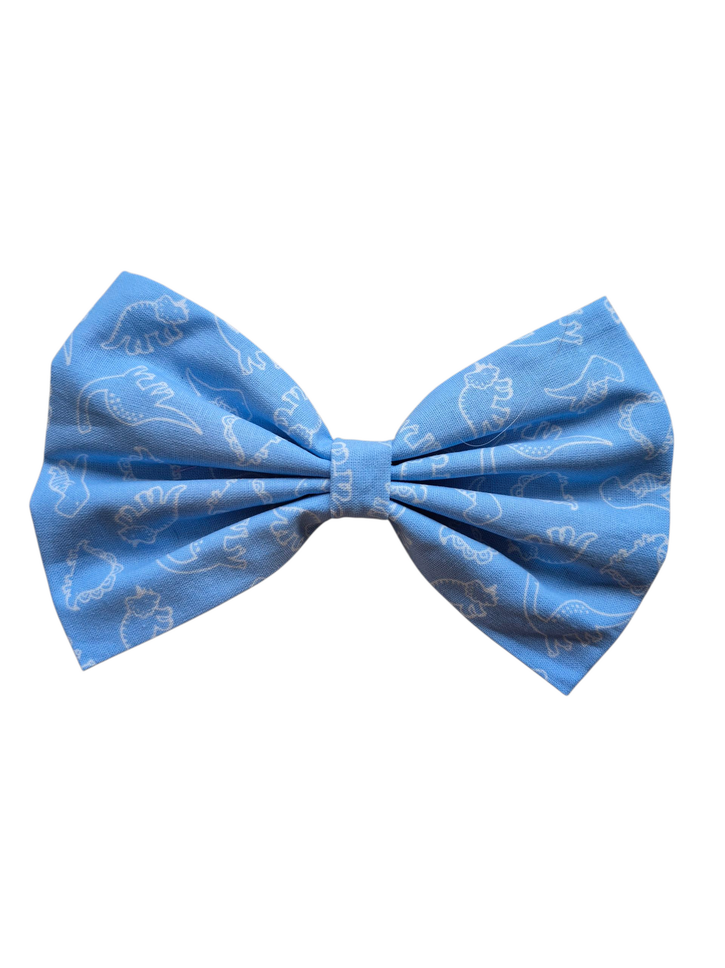 Blue Dino Bow