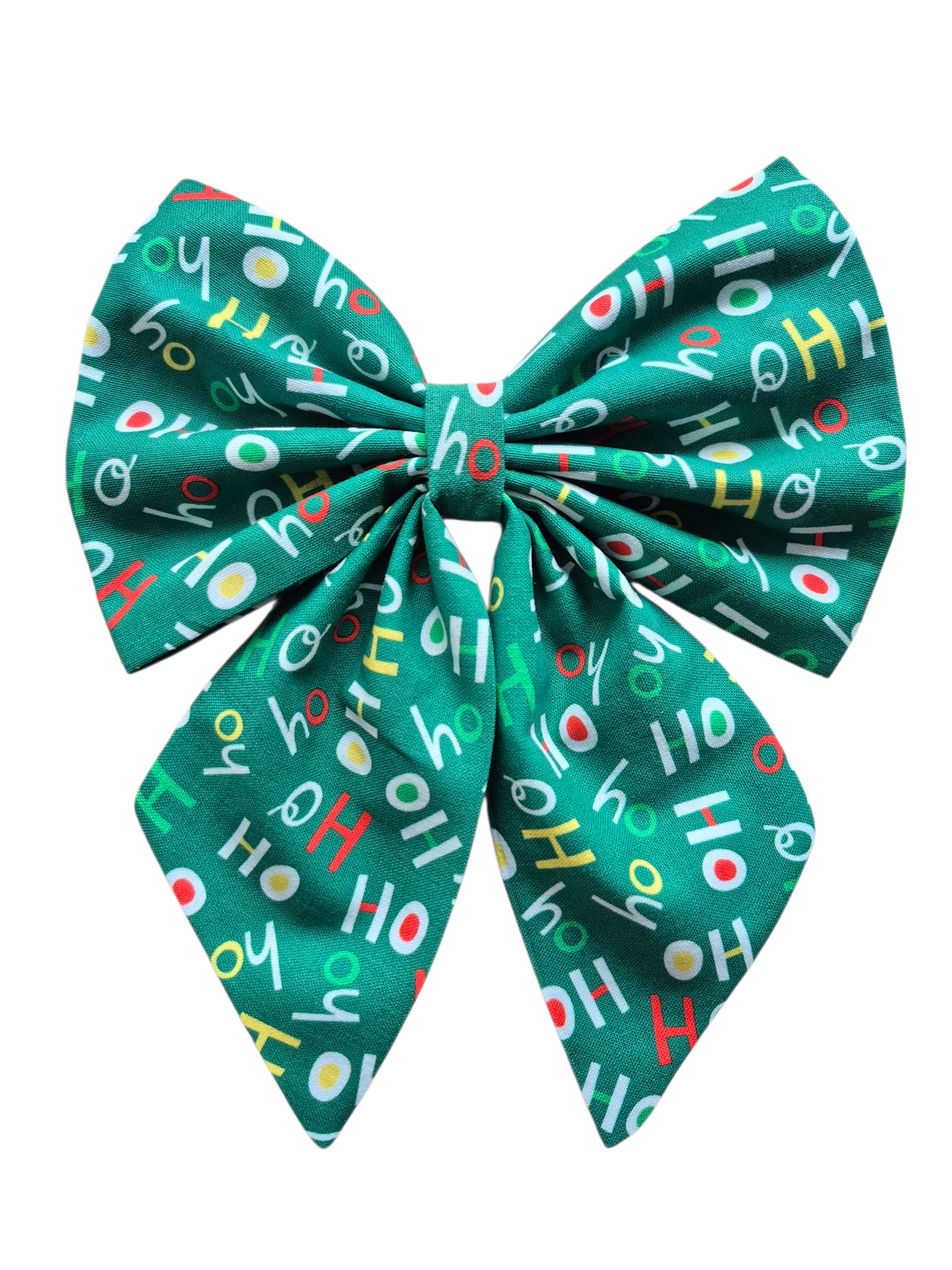 Green HoHoHo Sailor Bow