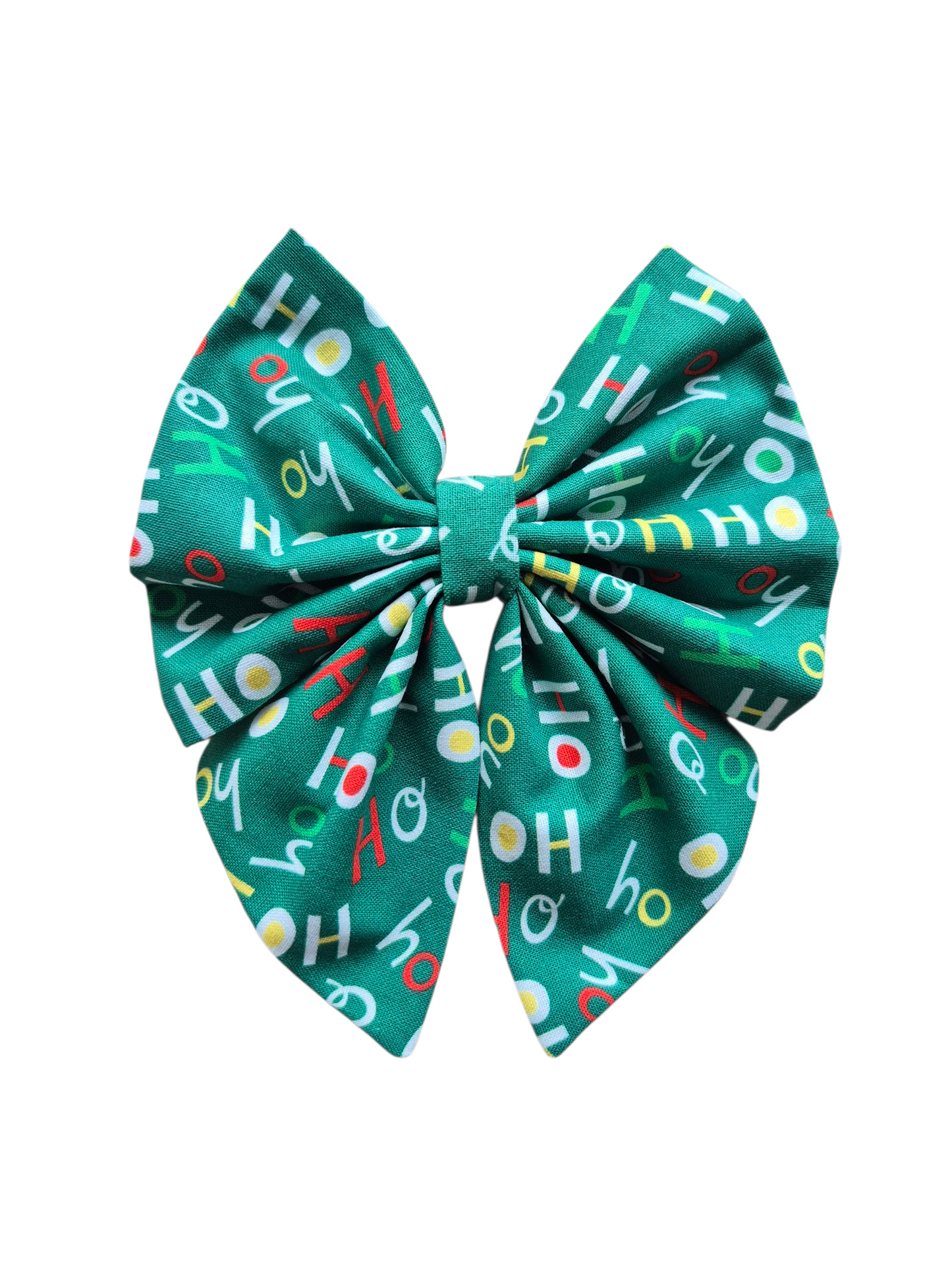 Green HoHoHo Sailor Bow