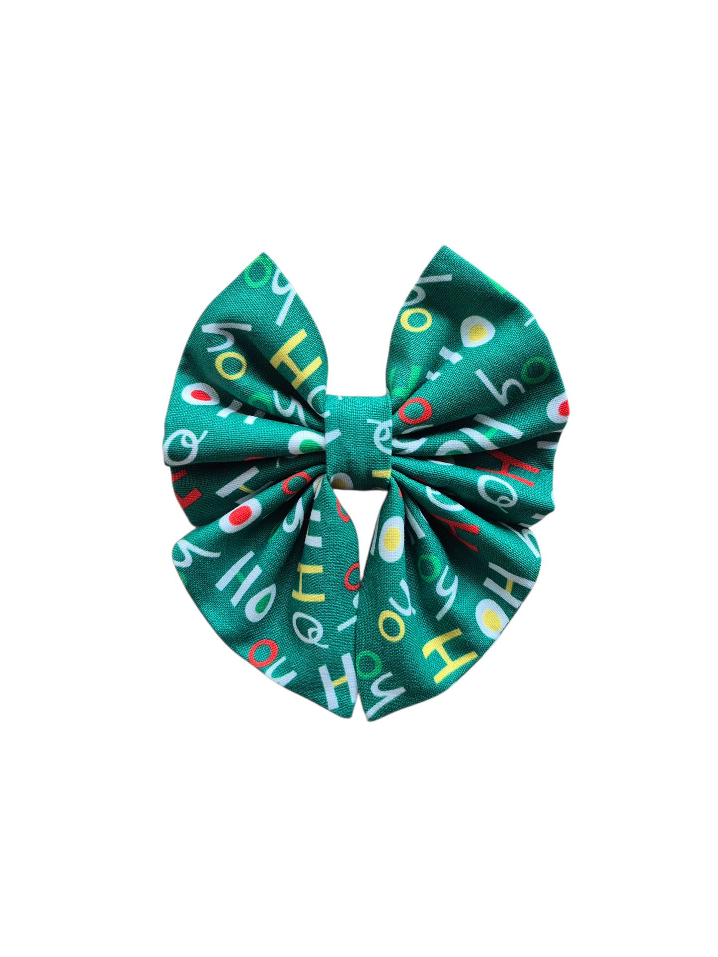 Green HoHoHo Sailor Bow