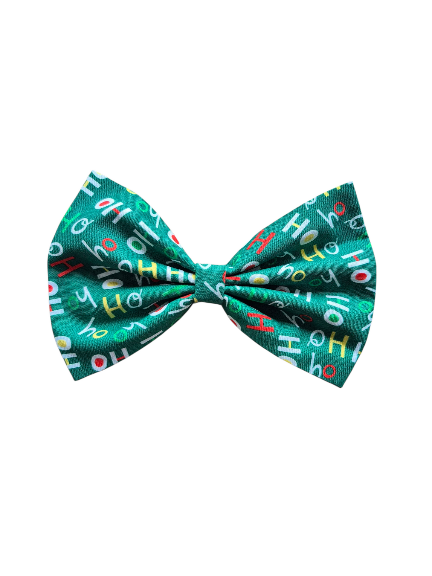 Green HoHoHo Bow