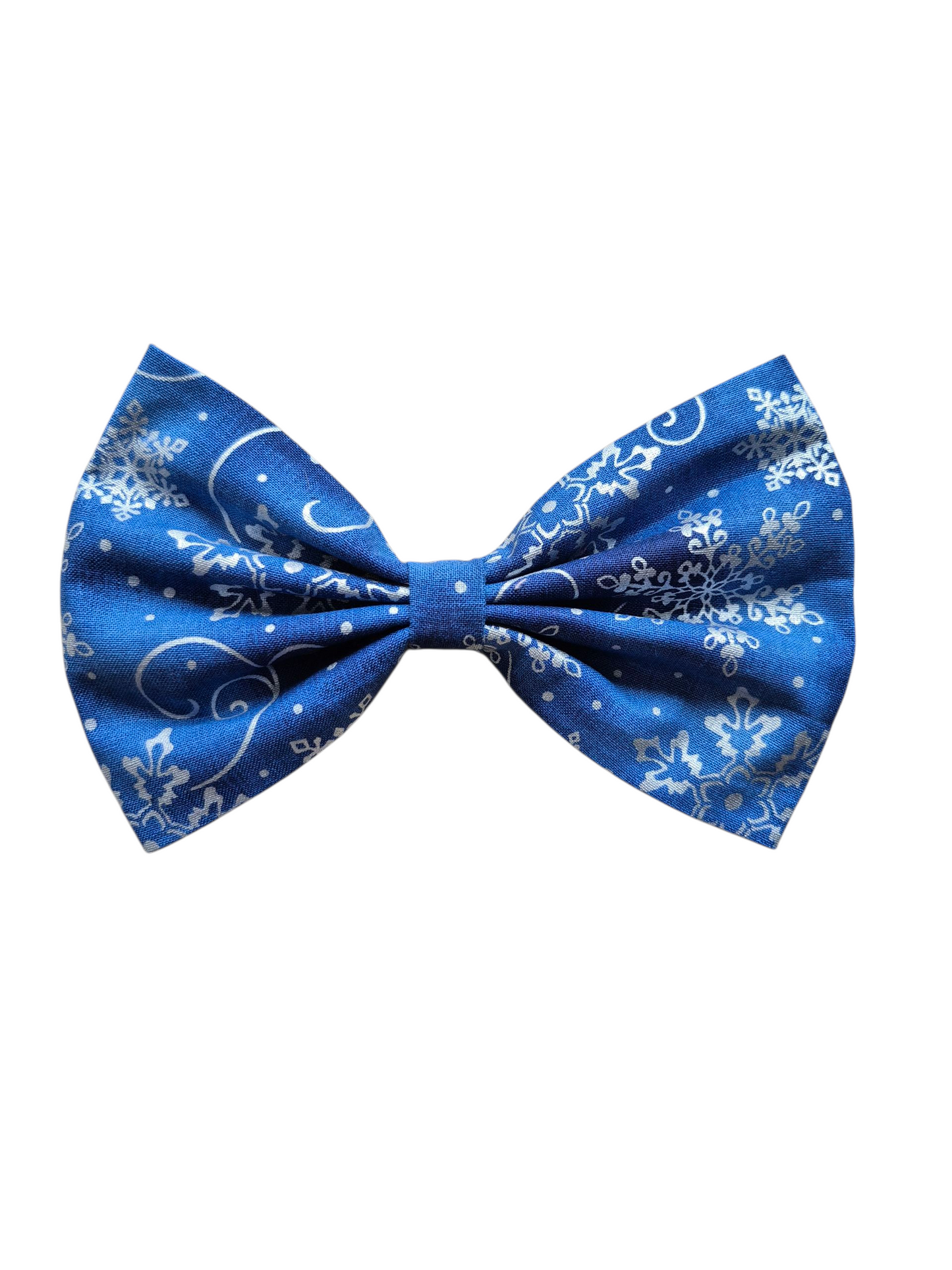 Blue Winter Bow