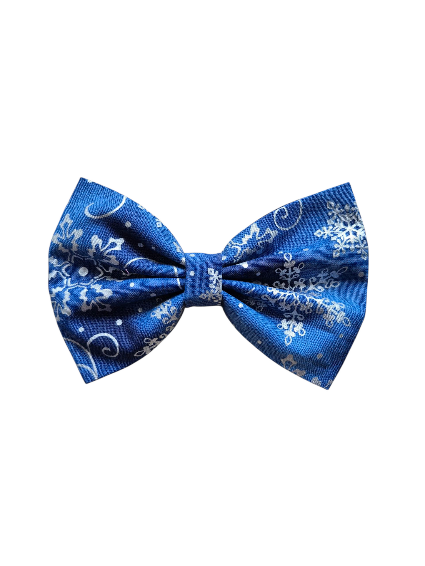 Blue Winter Bow