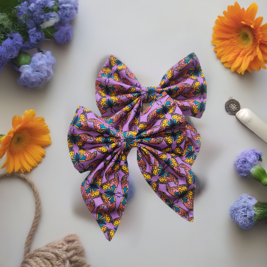 Large to Medium Butterfly Sailor Bow